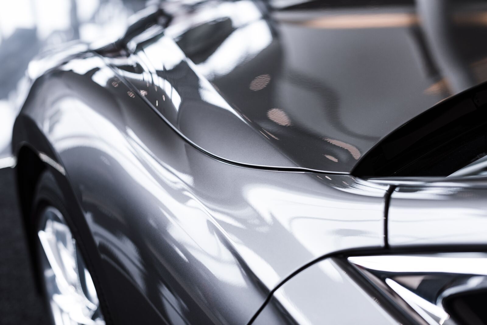 Car paint detail